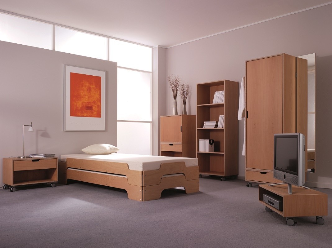 Stapelbaar retro design bed stapelliege by rolf heide