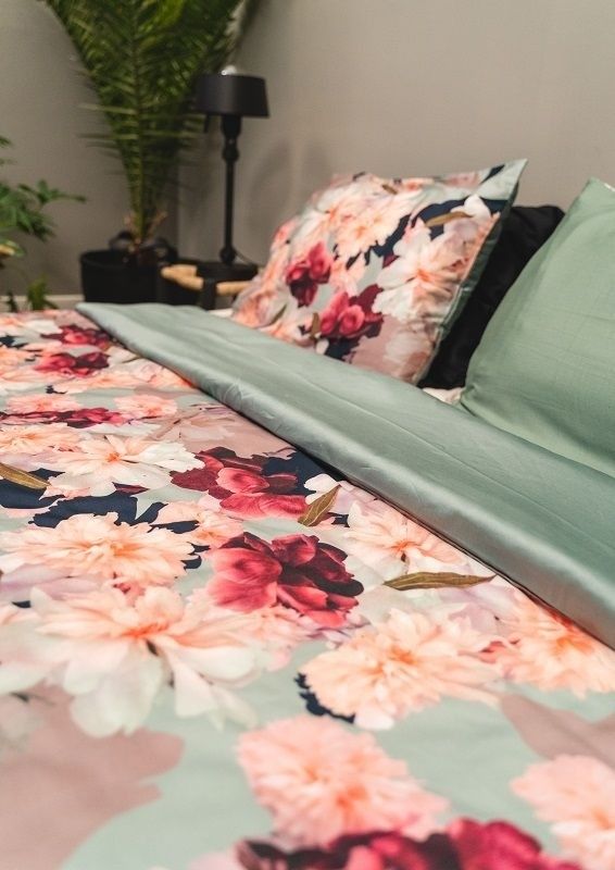 bedaffair nl kayori dekbedovertrek haya bloemen biologisch katoen satijn