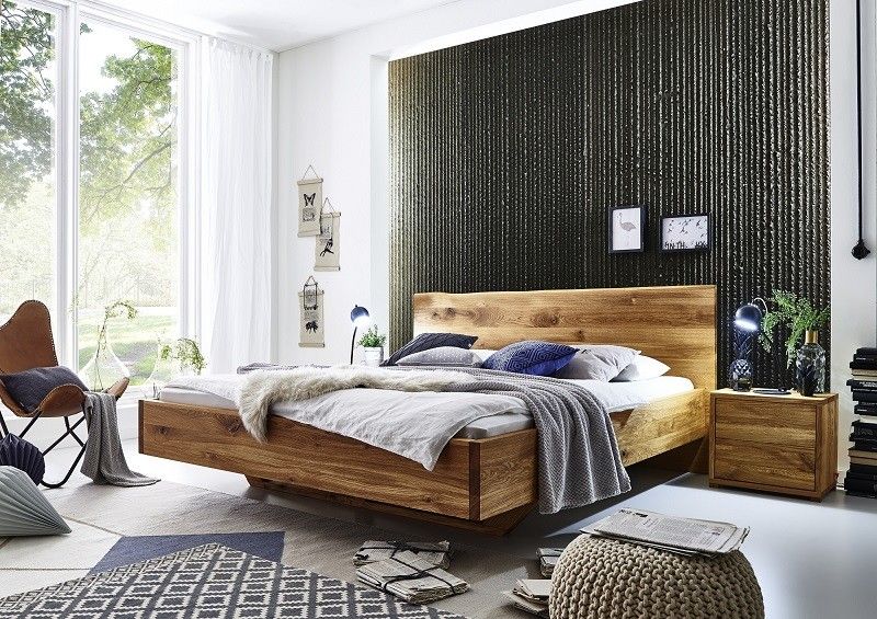 bedaffair nl zwevend bed met boomstam hoofdbord exclusiv massief wild eikenhouten bed