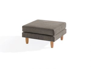 Hocker met salontafel mogelijkheid door houten blad 80x80 cm Dormiente
