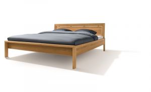 TEAM 7 bed LUNETTO met houten hoofdbord metaalvrij